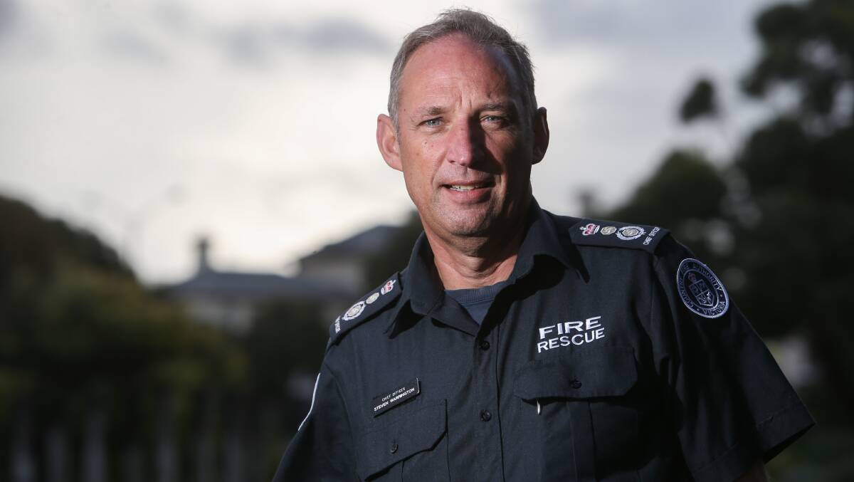 Chief officer Steve Warrington. Picture: Amy Paton 