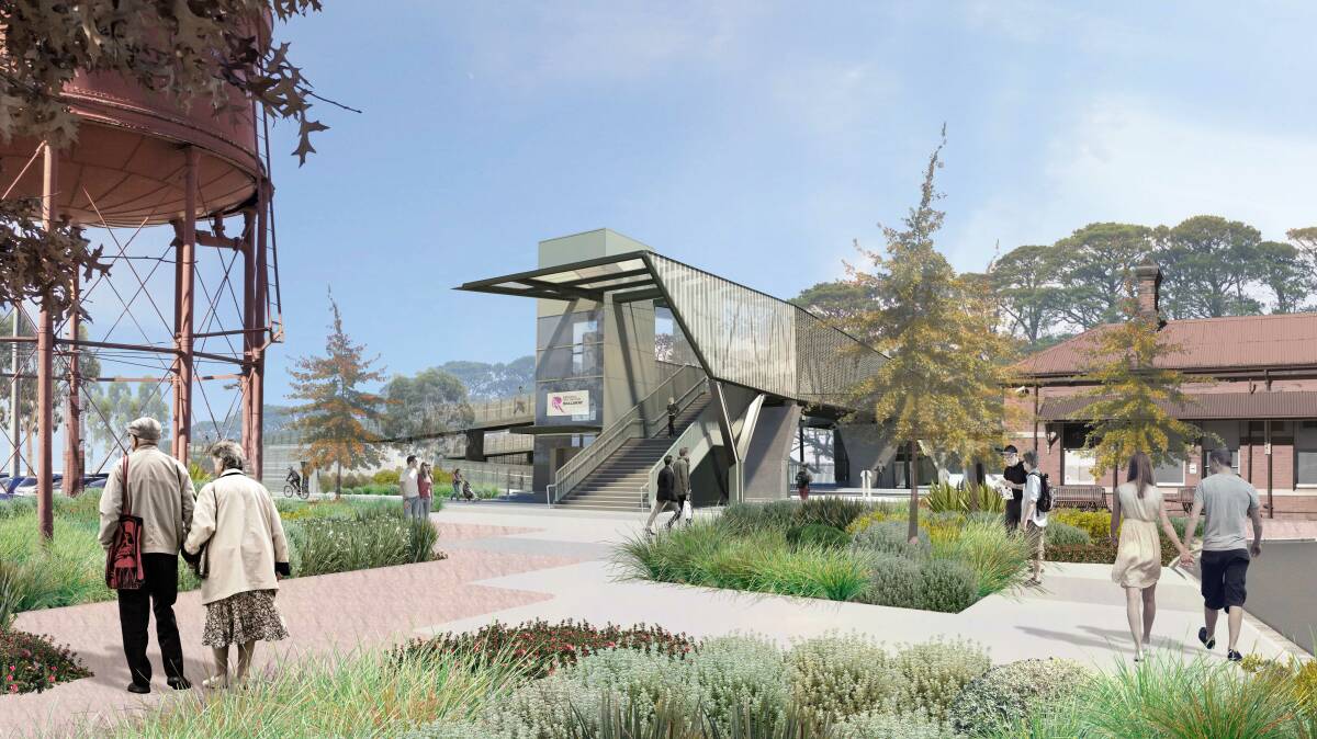 Major changes: Detailed plans for the Ballan Station overhaul have been released by the state government, to be carried out by the end of 2019 as part of the Ballarat Line Upgrade. Picture: Supplied 