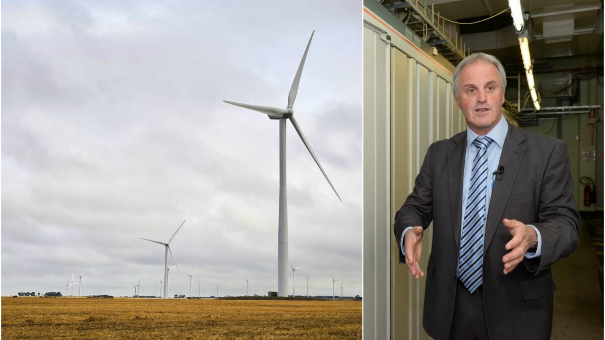 Federation University's Bill Mundy.  FedUni will have a wind turbine maintenance course up and running in 2018 to meet the growing renewable sector.   