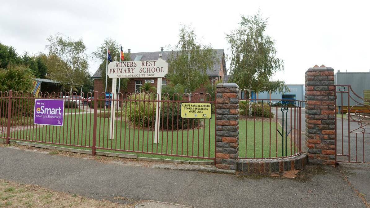 Miners Rest Primary School. Picture: Kate Healy 