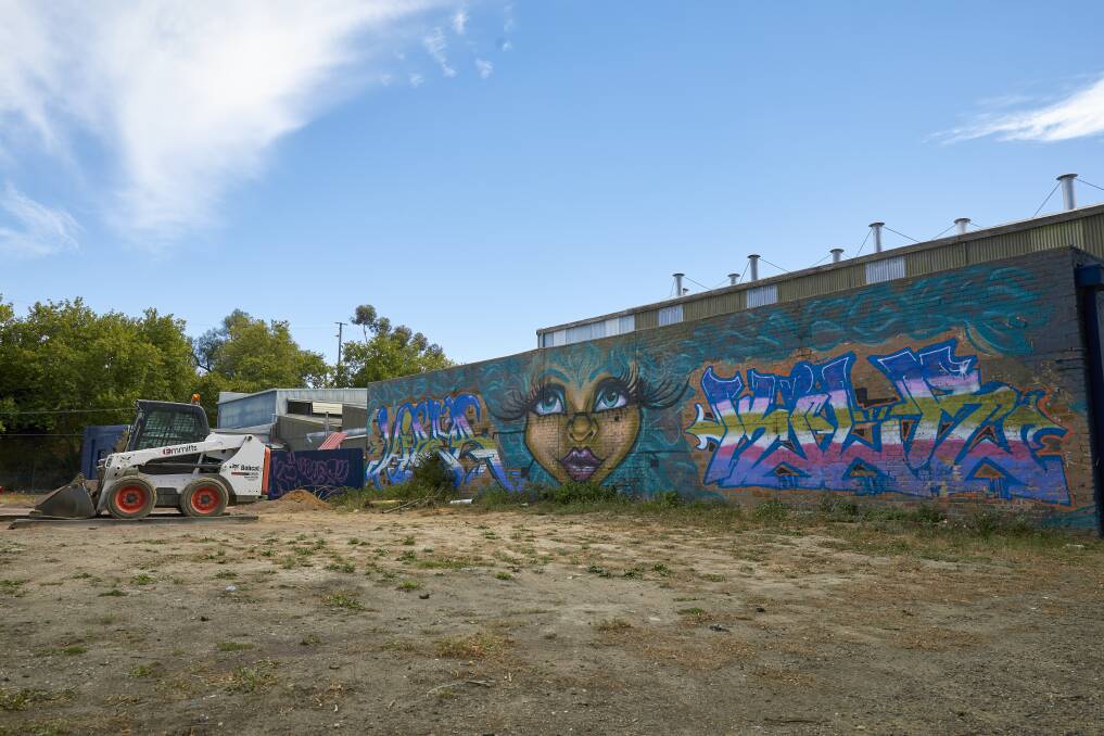 Vacant land: An application has been lodged with Ballarat City Council to transform the 6550-square-metre site on the corner of Scott Parade and Peel Street into an apartment complex. Picture: Luka Kauzlaric 