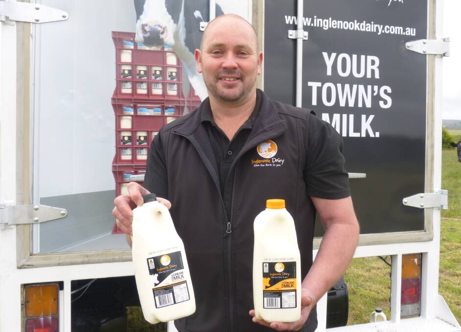 FOR THE INDUSTRY: Inglenook Dairy managing director Troy Peterken processes more than 25,000 litres of milk weekly.