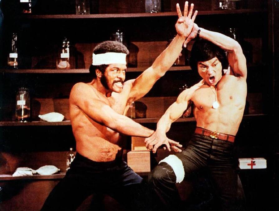 Kung Fu fever: Ron Van Clief and Dragon Lee in Dragon Fever, 1979.