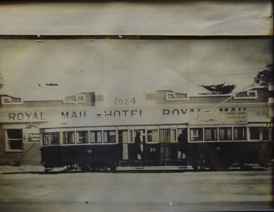 Tram days: The Mail during the days of trams.