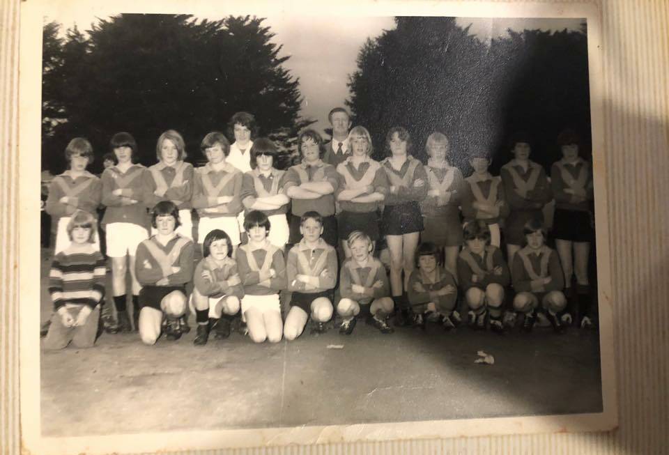 Learmonth Football Netball: "Tommy use to take half this team to training in the HR and the footy on Saturday. And call in to get Huckers pies for family on the way home. Legend will be missed." From the Learmonth Football Netball facebook page.