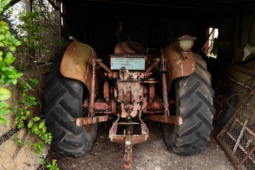 Working farm: Bill Wood still runs the 150-acre farm established by his grandparents outside of Talbot in the early 1900s. Picture: Adam Trafford.