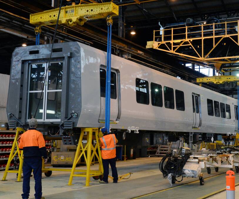 Derailed: Alstom's consortium missed out on the major HCMT project. Picture: Kate Healy.