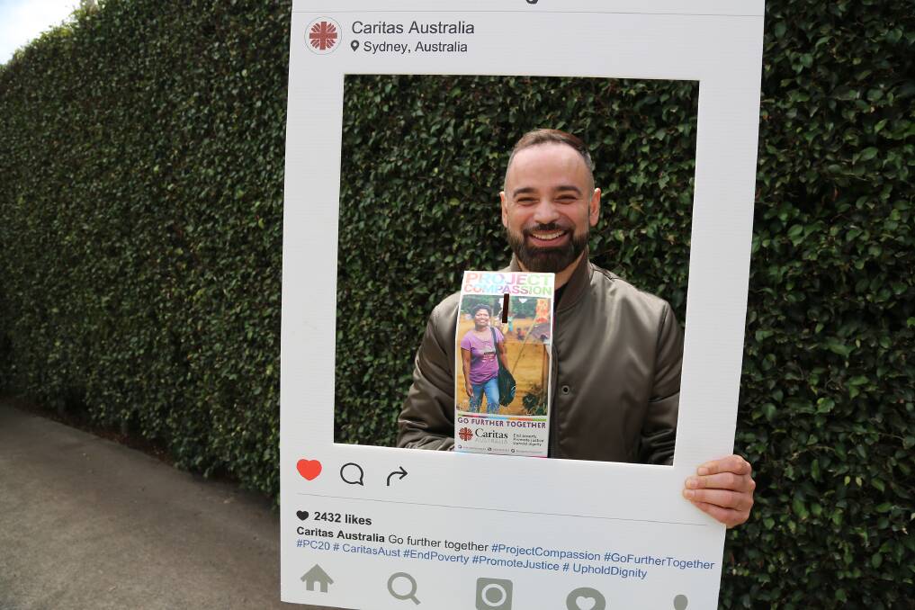 Song supporter: Gary Pinto has written a song supporting Project Compassion entitled 'Walk With Me'. The song is available on YouTube, with links to the upcoming concert featuring Diesel and CBD. Picture: Caritas.