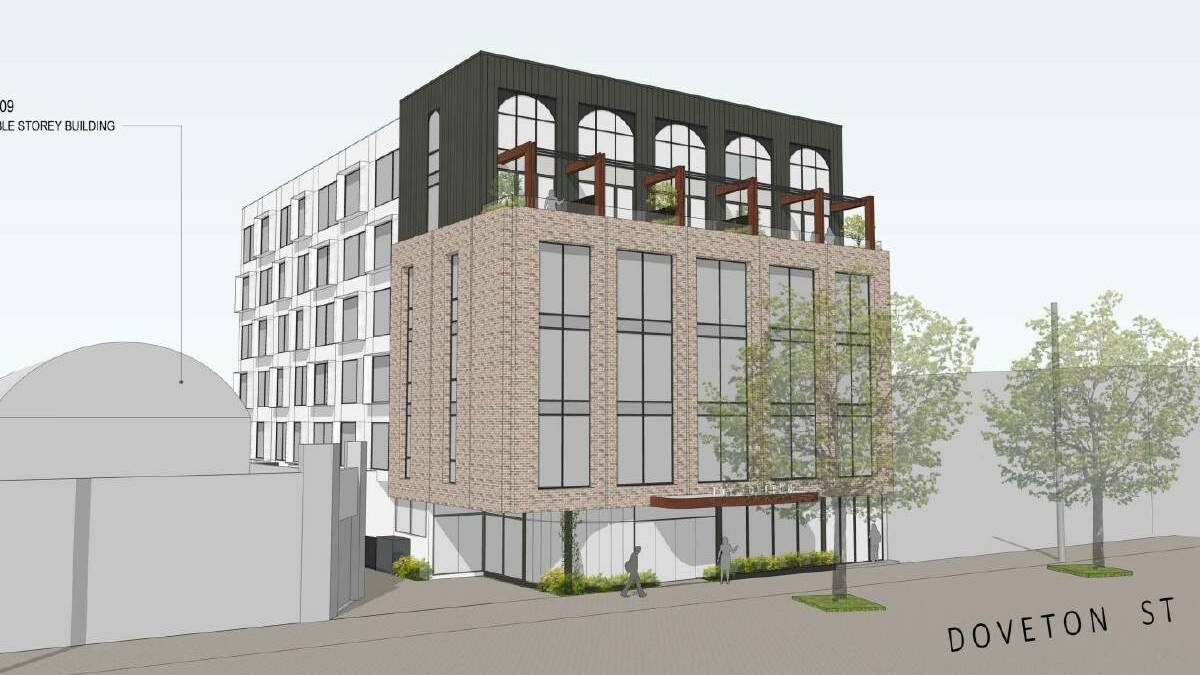 Contentious: the six-storey hotel approved for Doveton St South is two storeys higher than the discretionary guidelines of council's own plan.