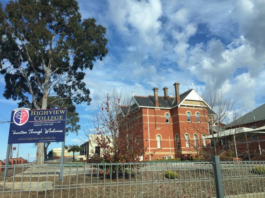 Under review: Maryborough's Highview College is being reviewed by the Victorian Registration and Qualifications Authority. Picture: Caleb Cluff.