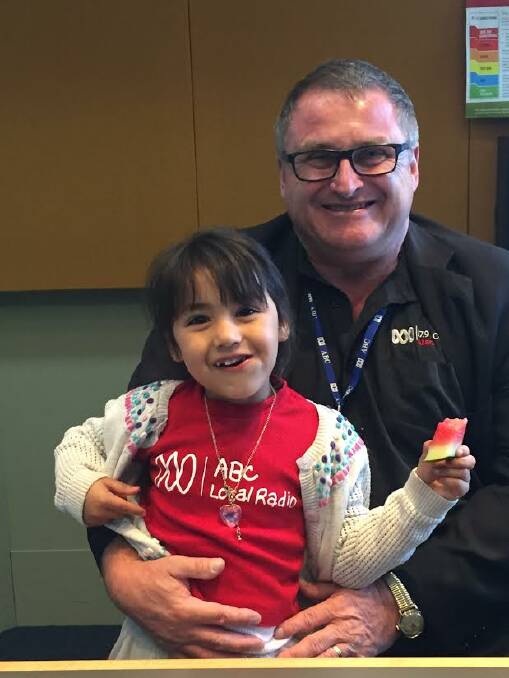 ABC manager moving on: Dominic Brine and daughter Isabelle who is 'almost 5'. Photo: Caleb Cluff