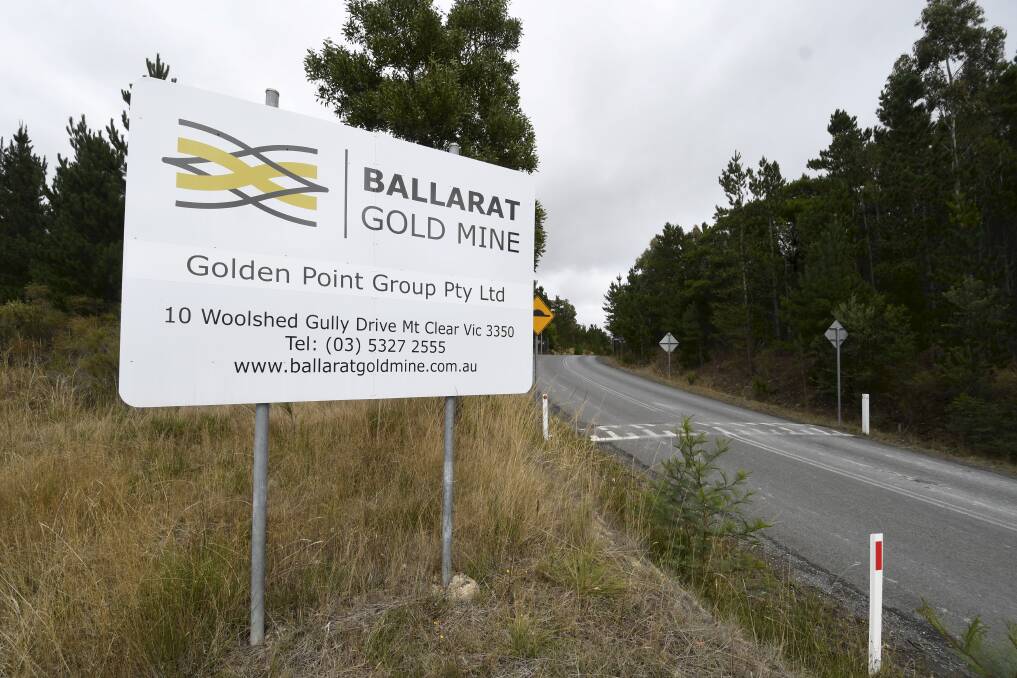 Height warning: Earth Resources Regulation issued a notice to Ballarat Gold Mine after a waste rock dump exceeded limits. 
