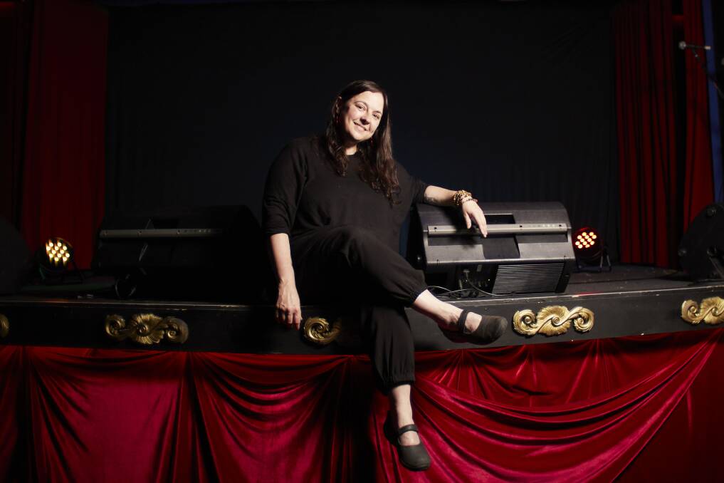 One year in: manager Dani Fry at the Ballarat Cabaret Club on the Western Highway, Warrenheip.