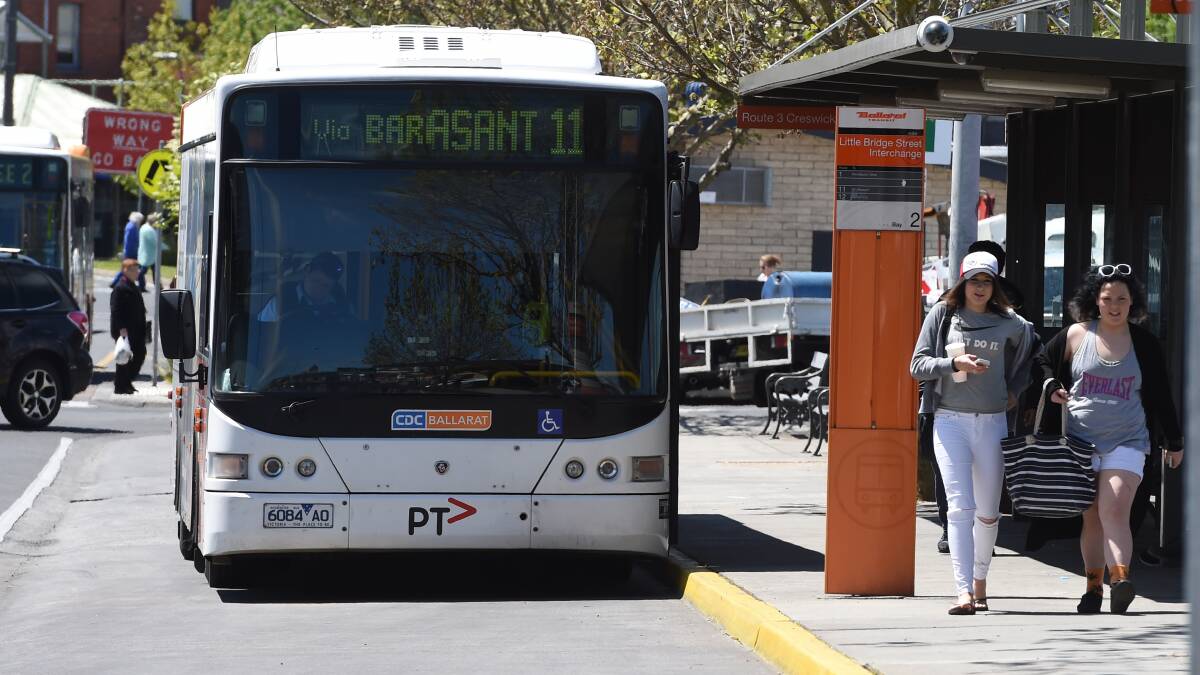 Overlooked: Ballarat will not receive upgrades to bus infrastructure.   