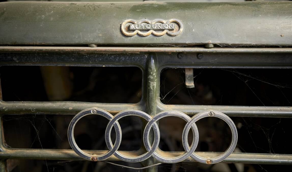 Familiar symbol: the four interlocked rings are familiarly known as Audi. 