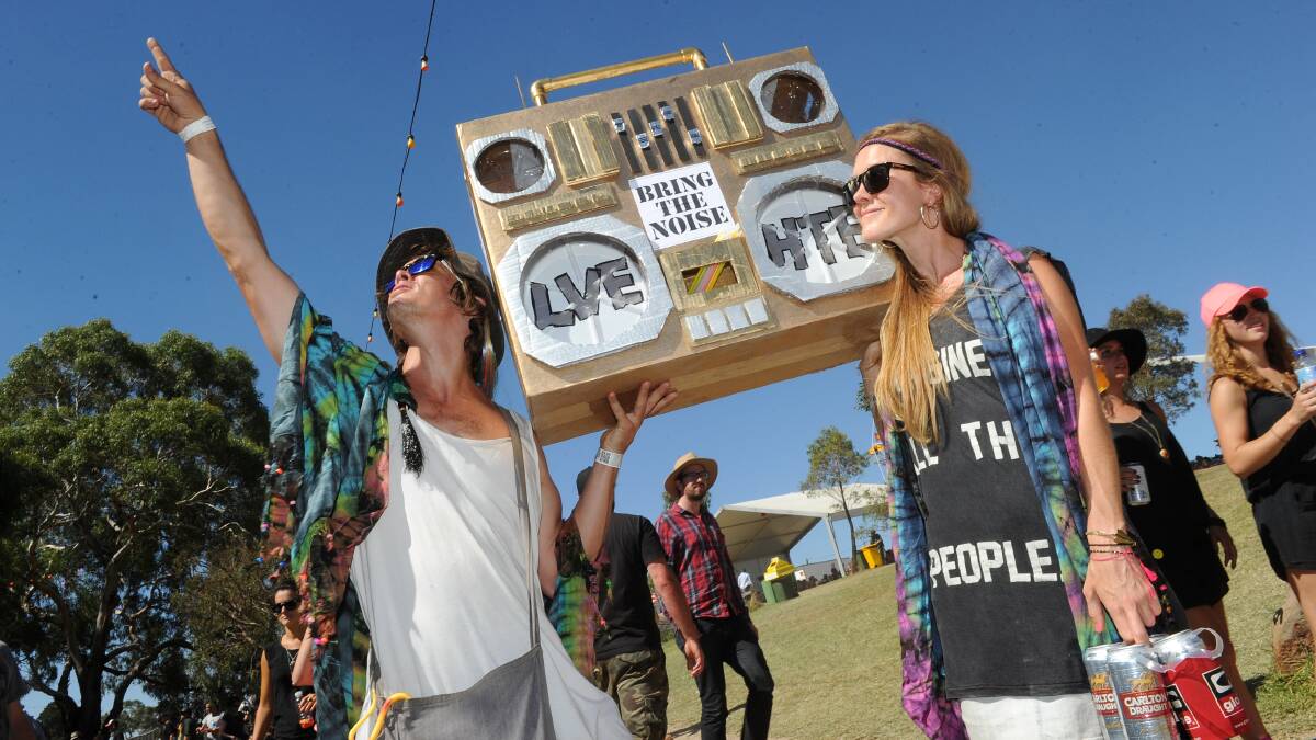 Cancelled: Punters at the Golden Plains festival in happier days.