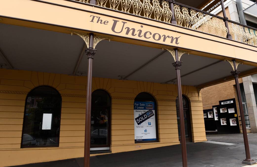Sold: The Unicorn Hotel dates from 1854 and is one of Ballarat's most recognisable buildings with its restored, wrought and cast iron verandah. Picture: Adam Trafford.