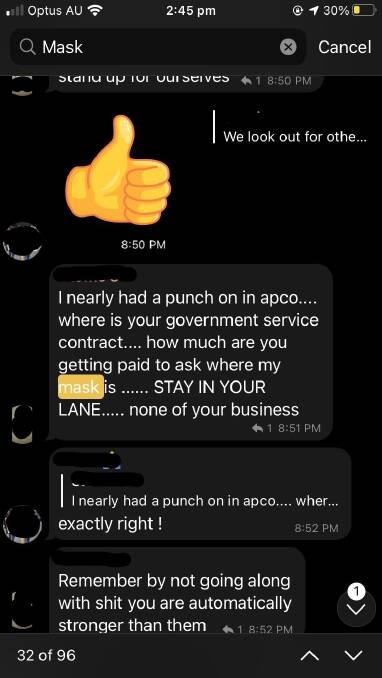A punch on in APCO: Anti-masker describes his response to being asked about masking.
