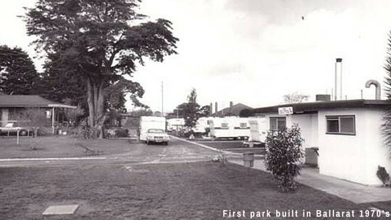 Big 4: Ballarat's first caravan park.