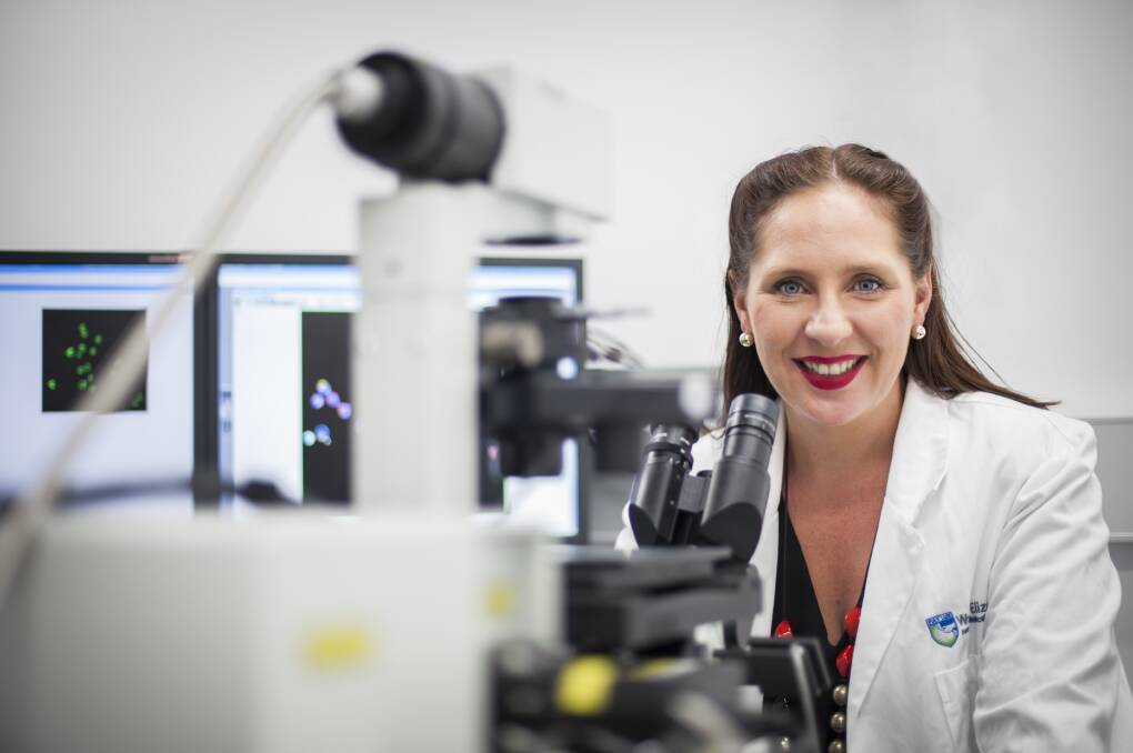 Furthering her research: Dr Misty Jenkins says a $1.4 million grant is crucial to continuing the woerk she and her team are doing in trying to solve the treatment of brain cancer.