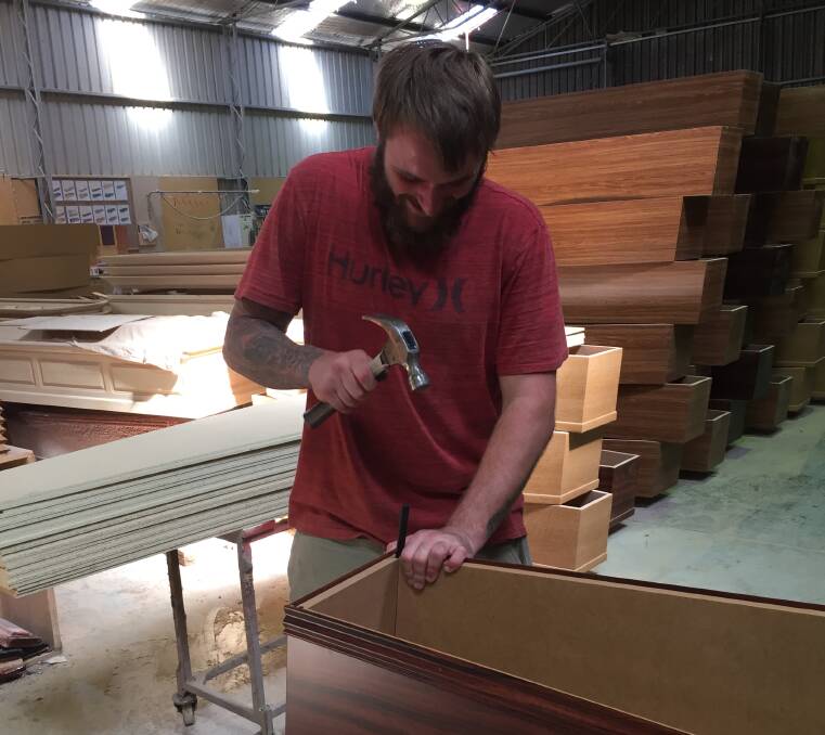 Adding dovetail pins to a coffin gives it strength. Photo: Caleb Cluff.
