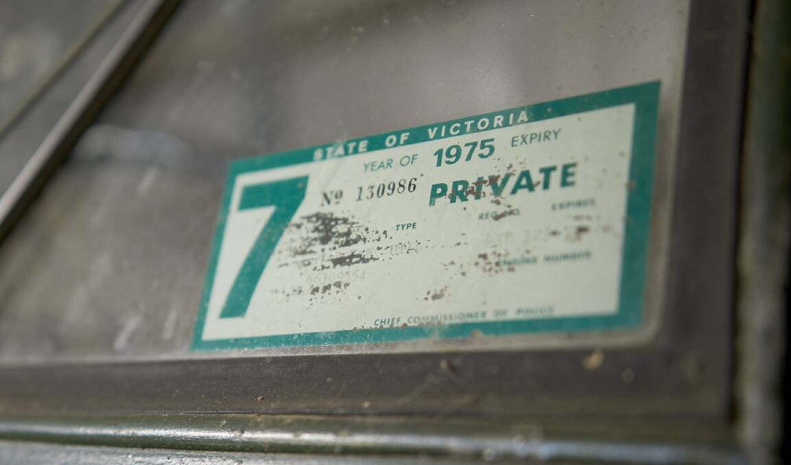 Remember these: the registration label still remains on a Munga.