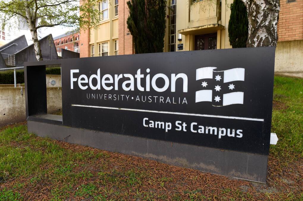 Staff at Ballarat's Federation University take strike action over pay and conditions.