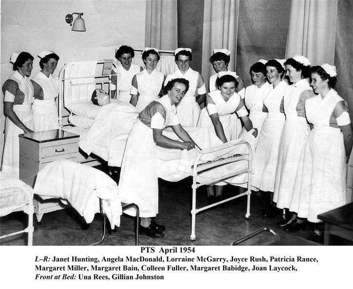 Training centre: Nurses training at the Ballarat and District Hospital in the 1950s. Picture: SLV.