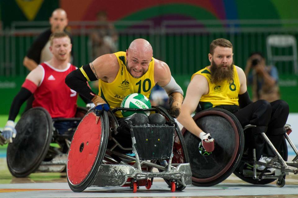 Looking for answers: Paralympic athlete Chris Bond is a gold medallist in wheelchair rugby. He says the ASF survey is seeking booth the negatives and positives of COVID.