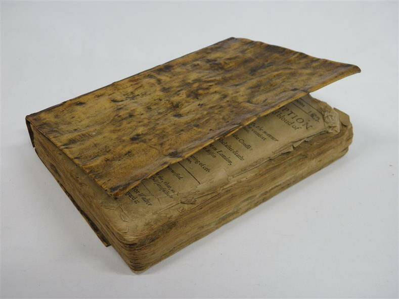 Something to pore over: this religious book dates from 1599 and is covered in human skin. It's part of the Geoffrey Blainey Research Centre collection at Federation University. Picture: Victorian Collections.