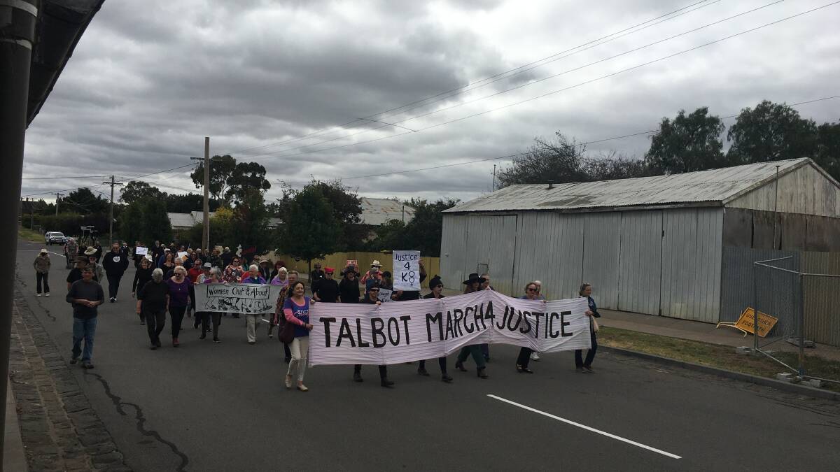 Small towns matter: The March 4 Justice in Talbot which attracted 50 supporters. Marches were held across the country, drawing hundreds of thousands.