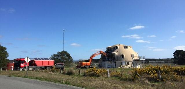 No place like dome: The 'mushroom' house in Denholms Road Ballan is no more. 