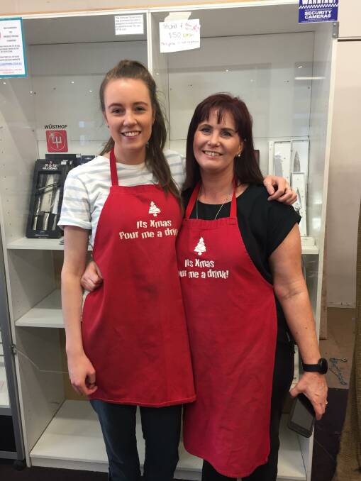 Kitchen confidence: Claire van Dreven (left) and Susen Ritchie. Ms Ritchie is closing Le Kitchen after 27 years in Ballarat. Picture: Caleb Cluff.