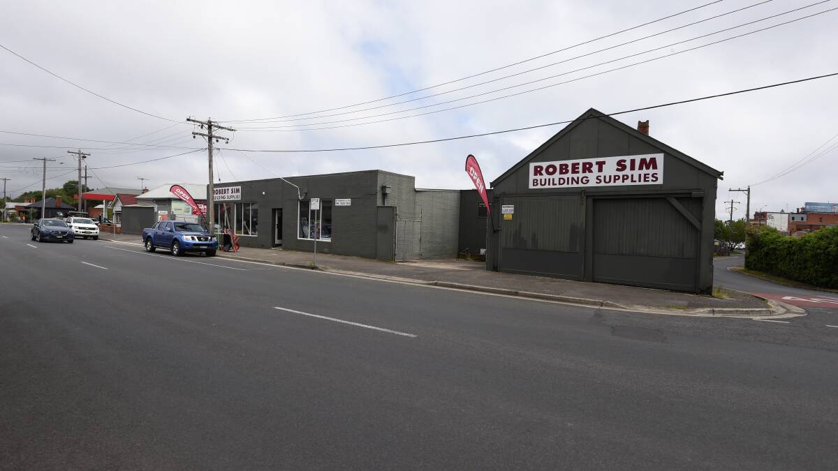Robert Sim Building Supplies in Bakery Hill. Picture by Lachlan Bence.