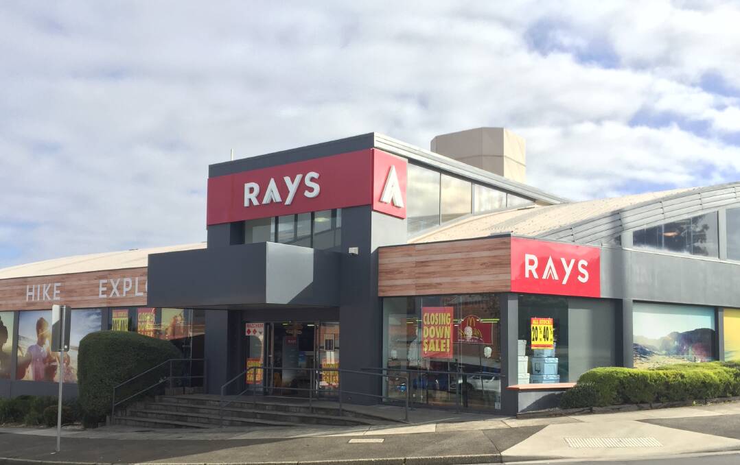 CLOSING: RAYS has a strong presence at the entrance to the Ballarat CBD.