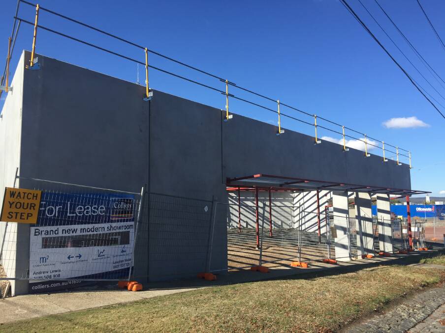 The new building being constructed on Creswick Road and Holmes Street. Picture: Caleb Cluff.