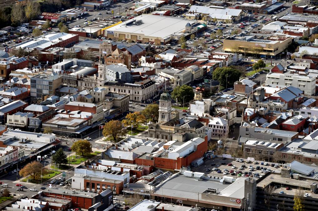 An ongoing conversation: commercial rates are higher in the Ballarat CBD.