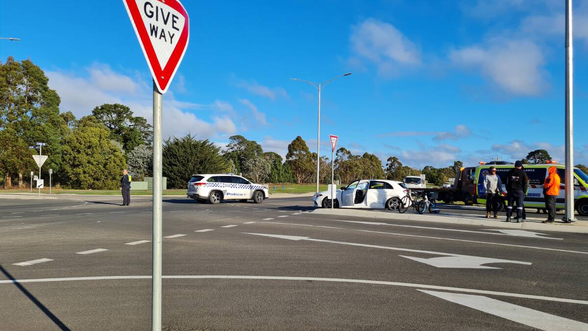 A roundabout answer: This collision at the notorious intersection was in June. It's one of many over the years since Gregory St West was reopened. It will be replaced by a roundabout by January 2023, says council.