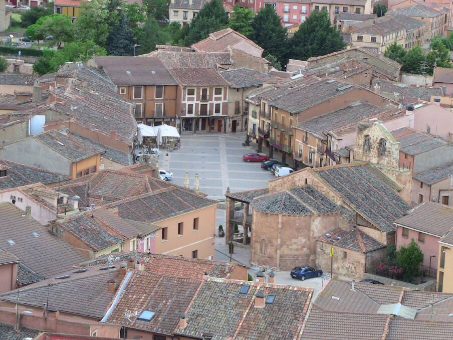 Heritage:The town of Allyon in northern Spain.