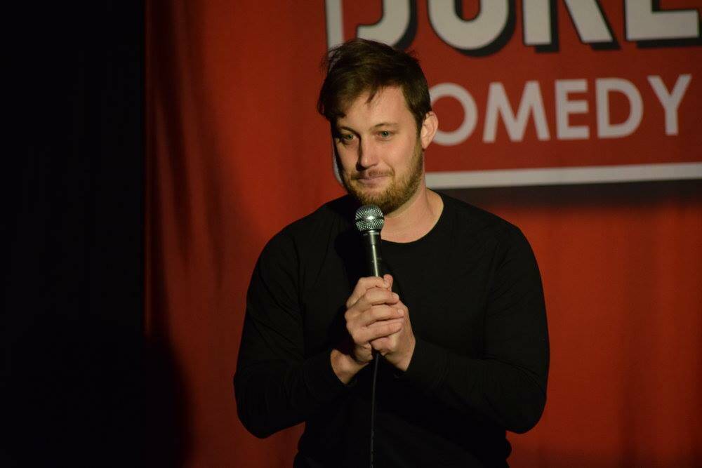 Career shift: Jarryd Goundrey spent time in the army before becoming a comedian.