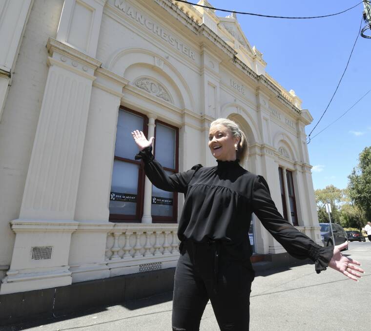 A heritage home: Kellie Fishwick Roscoe outside the Grenville St campus of the The Academy of Classical Ballet. Picture: Lachlan Bence.