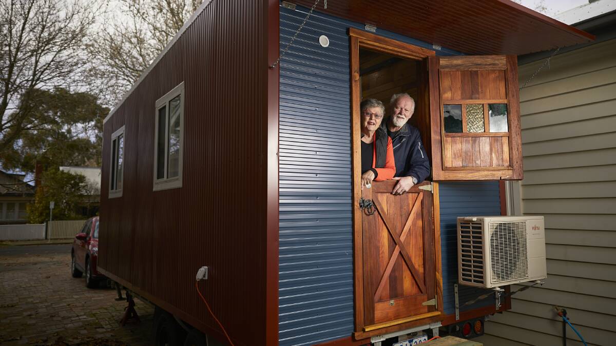 Ann and Rob Dimmer's idea was to create a multi-use residence that could be towed, not a caravan.