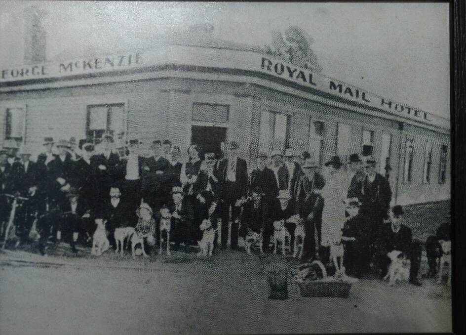 Early days: Outside the Royal Mail at the turn of last century. The hotel was rebuilt in 1924. Picture: Kate Healy.