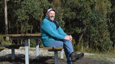 Looking for a community solution: Jeff Rootes of the Friends of Canadian Corridor says the group has offered a solution to the owners and council for the rifle range site in the past, and it still stands. Picture: Kate Healy.