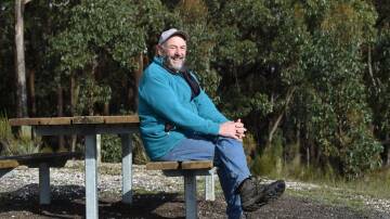 Looking for a community solution: Jeff Rootes of the Friends of Canadian Corridor says the group has offered a solution to the owners and council for the rifle range site in the past, and it still stands. Picture: Kate Healy.