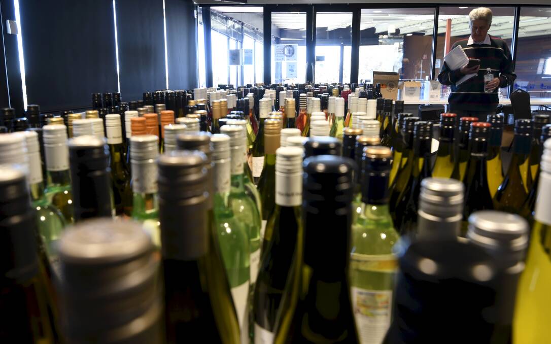 Better and better: This year's selection of wine is terrific quality, say the judges. Picture: Lachlan Bence.