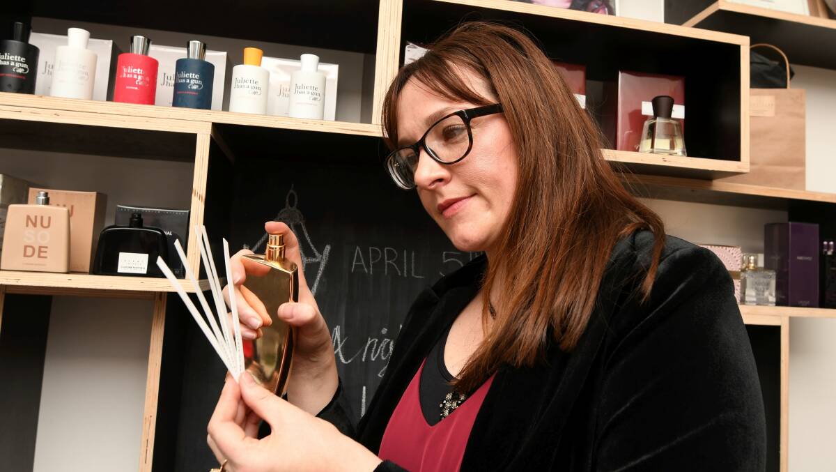 Making sense of scents: Kate Robinson of Sweet Fern Fragrance Boutique says scent is the most immediate path to memory.