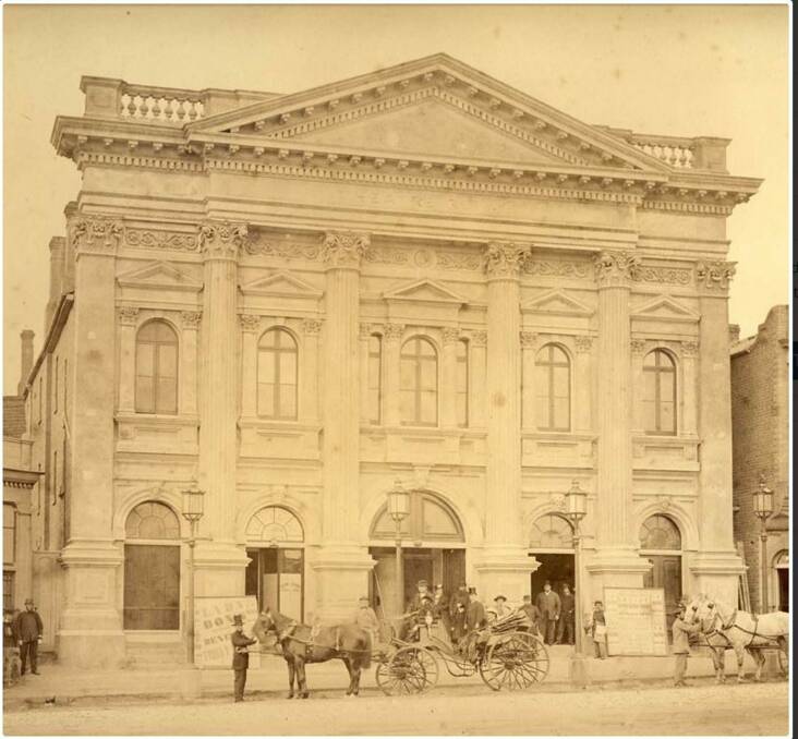 Imposing presence: The Theatre Royal, Sturt Street in the 1870s.