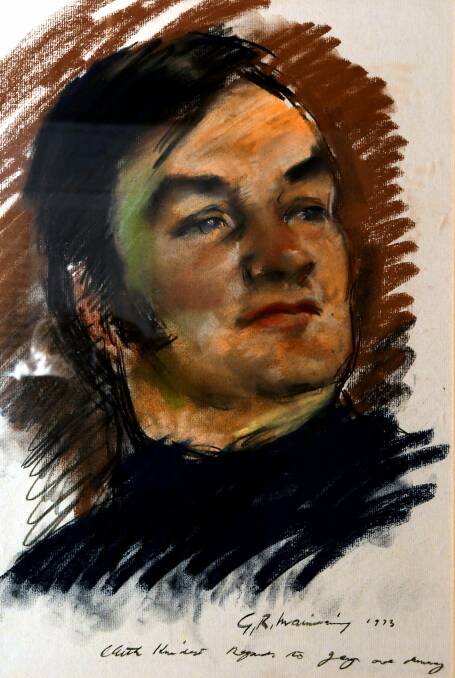 Art and art teacher: a portrait of Murray Dyer by the artist Geoff Mainwaring.