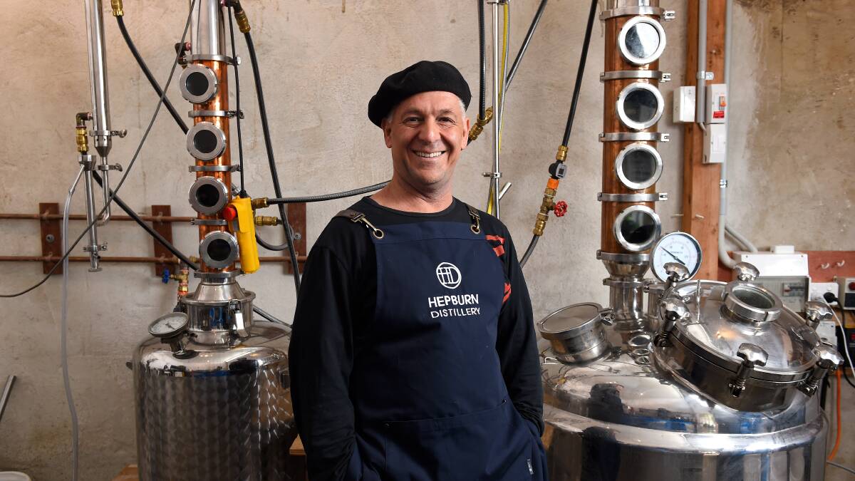 ALL SMILES: Basil Eliades' Hepburn Distillery won a gold medal for its vodka at the World Spirit Awards. Picture: Adam Trafford